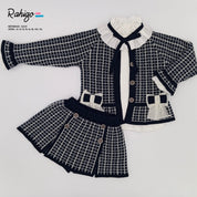 Rahigo - Five Piece Skirt Set  - Navy