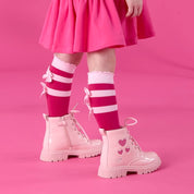 A DEE - Amore Heart Boot - Pale Pink