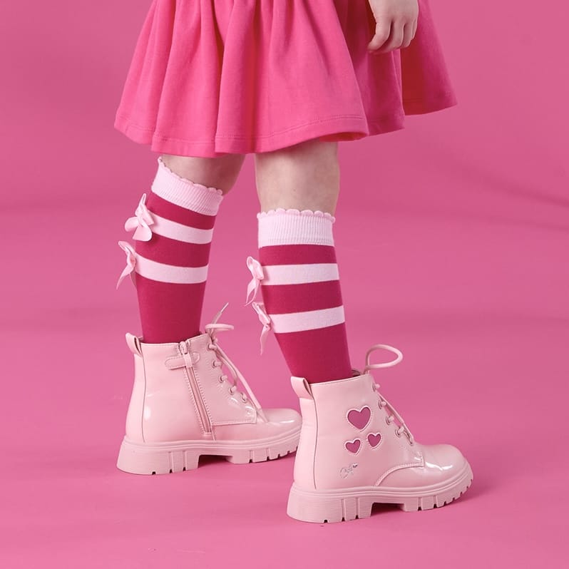 A DEE - Amore Heart Boot - Pale Pink