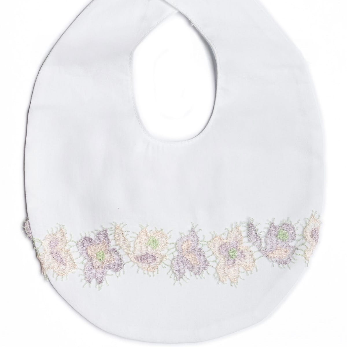 BARCELLINO - Fleur Bib - White