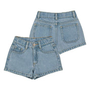 MAYORAL - Cowboy Boot Denim Short Set - Blue