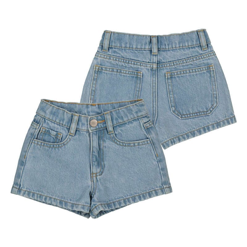 MAYORAL - Cowboy Boot Denim Short Set - Blue