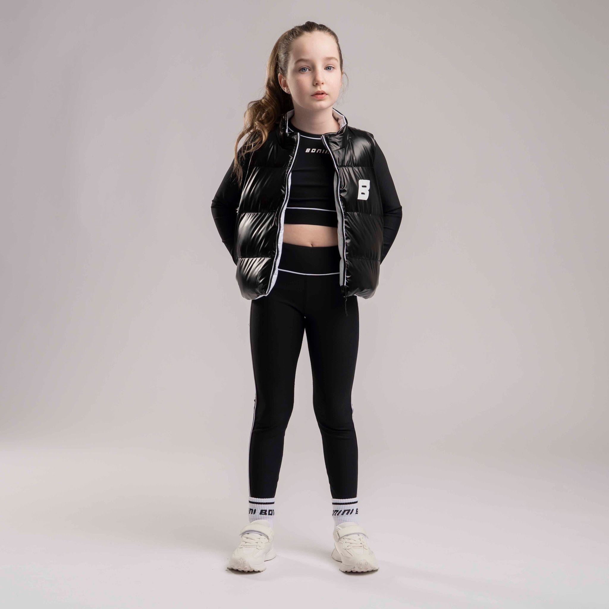 BONINI BY A DEE - Revive Reversible Gilet - Black