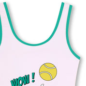 MARC JACOBS- Mickey Mouse Collab Swimming Costume - Pink