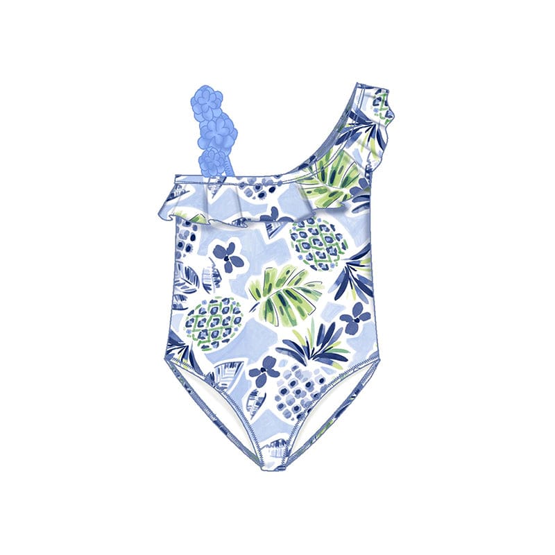 MAYORAL - Pineapple Pattern Swimsuit - Indigo