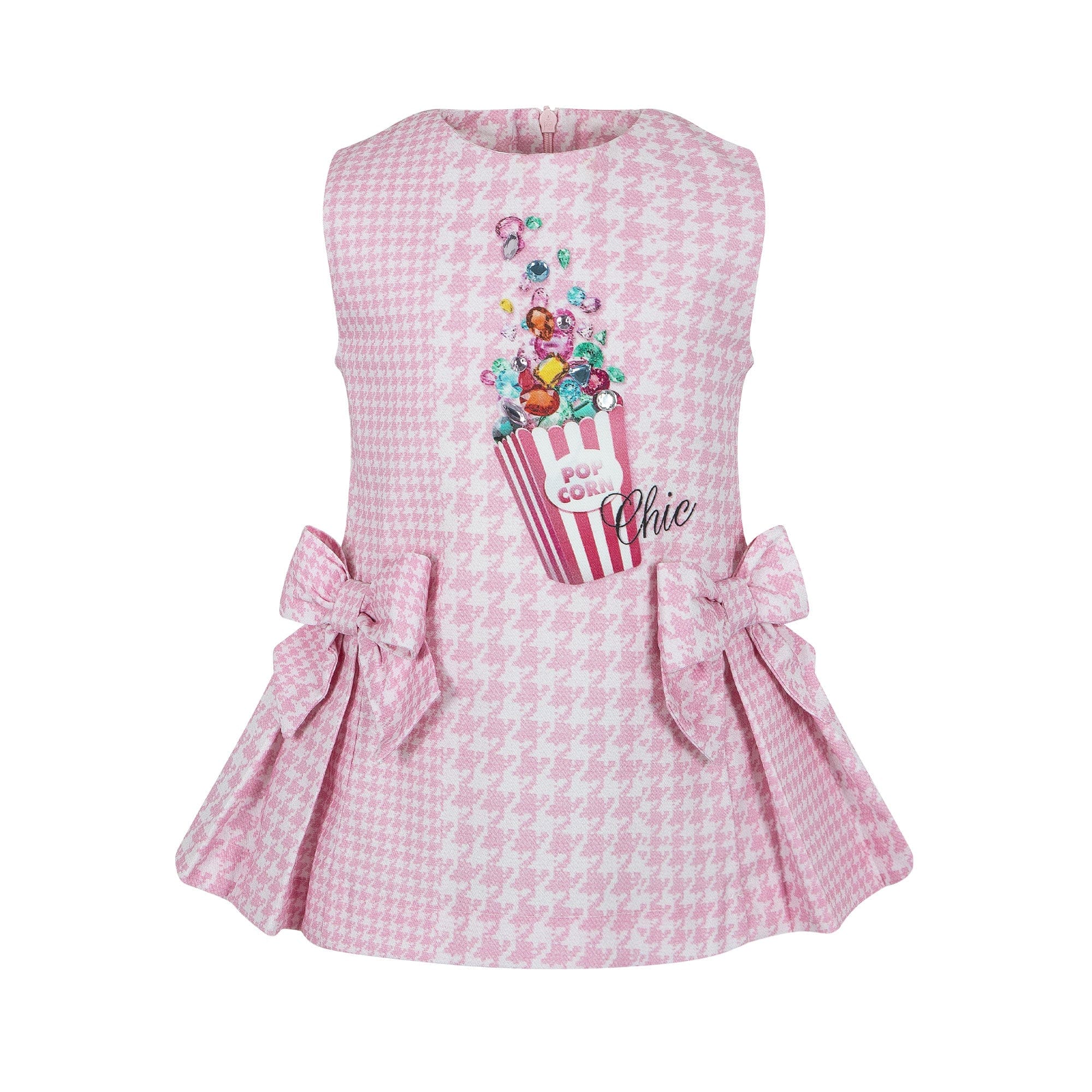 LAPIN HOUSE - Pop Corn Pinafore Set - Pink