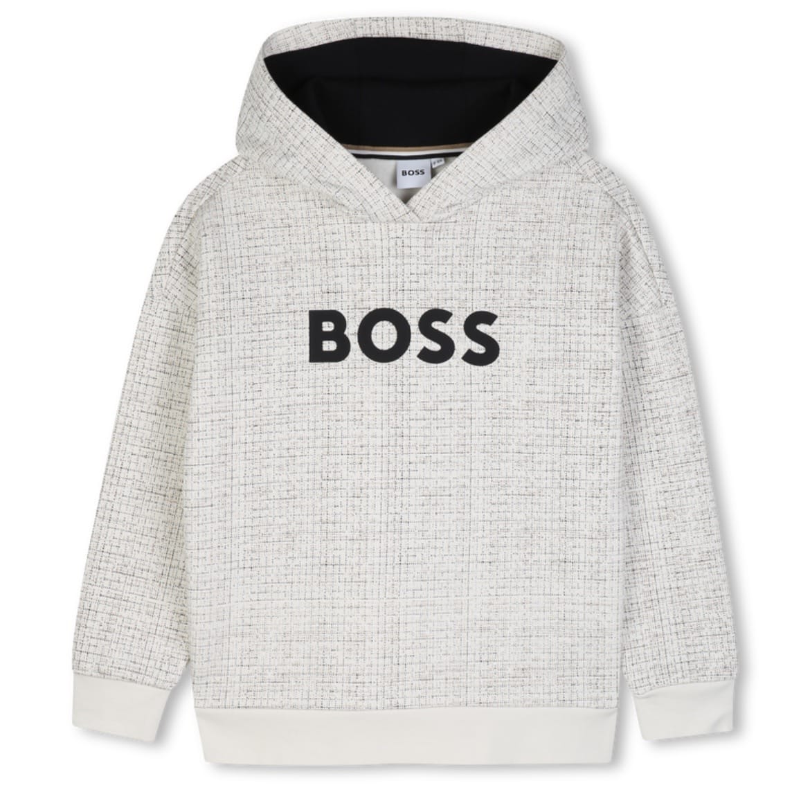 BOSS - Logo Hooded Sweatshirt  -  Ivory