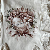 IS - Heart Leggings Set - Cream