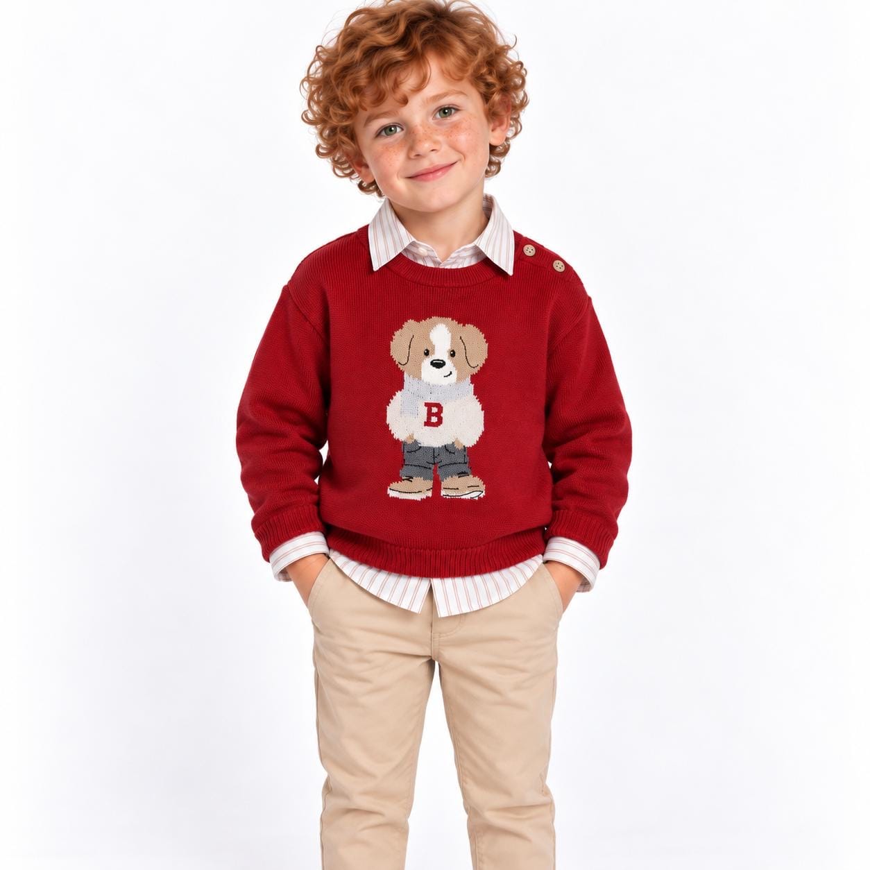 MAYORAL - Three Piece Trouser Set - Red