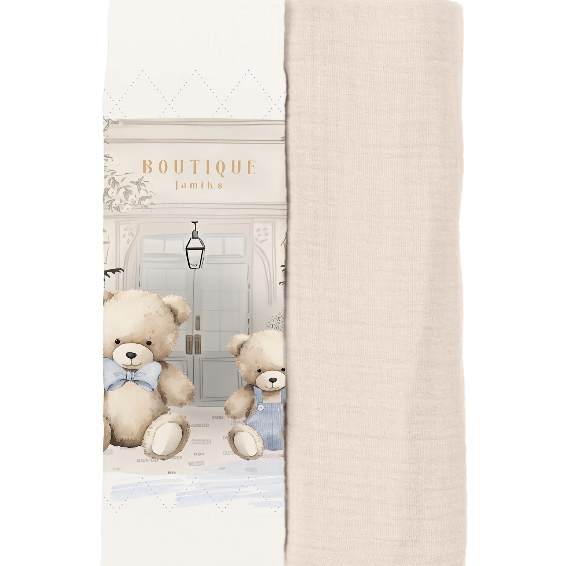 JAMIKS - Cotton Bubuva Muslin - Blue