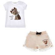 MONNALISA - Yorkshire Terrier  Short Set - White