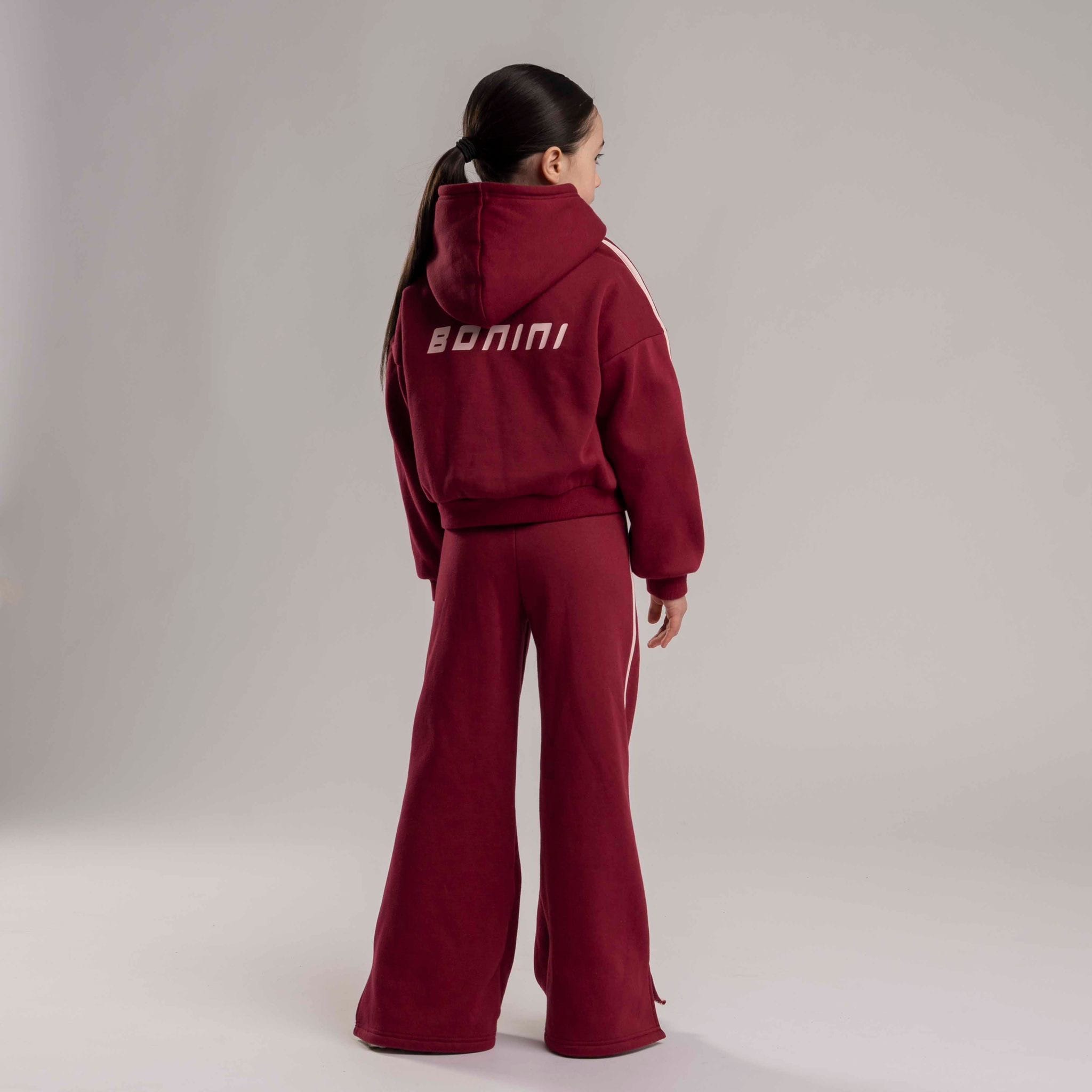BONINI BY A DEE - Revive Wide Leg Joggers & Hoody - Burgundy