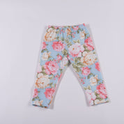 Daga - Find Roses In The Garden Legging Set - Blue