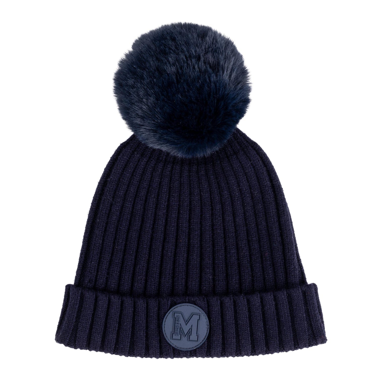 MITCH & SON - Brooks Knitted Pom Pom Hat - Dark Navy