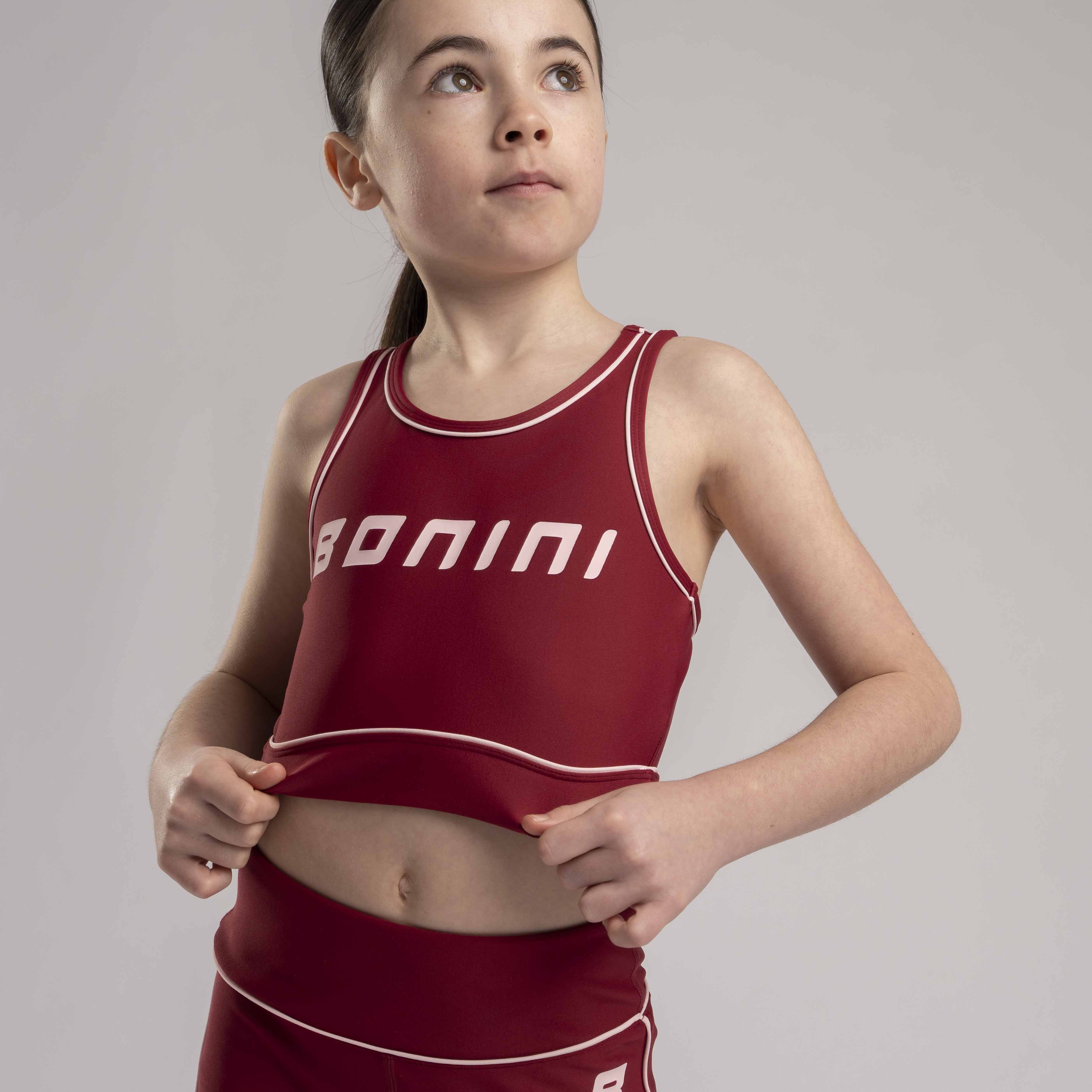 BONINI BY A DEE - Revive Sport Crop Top - Burgundy