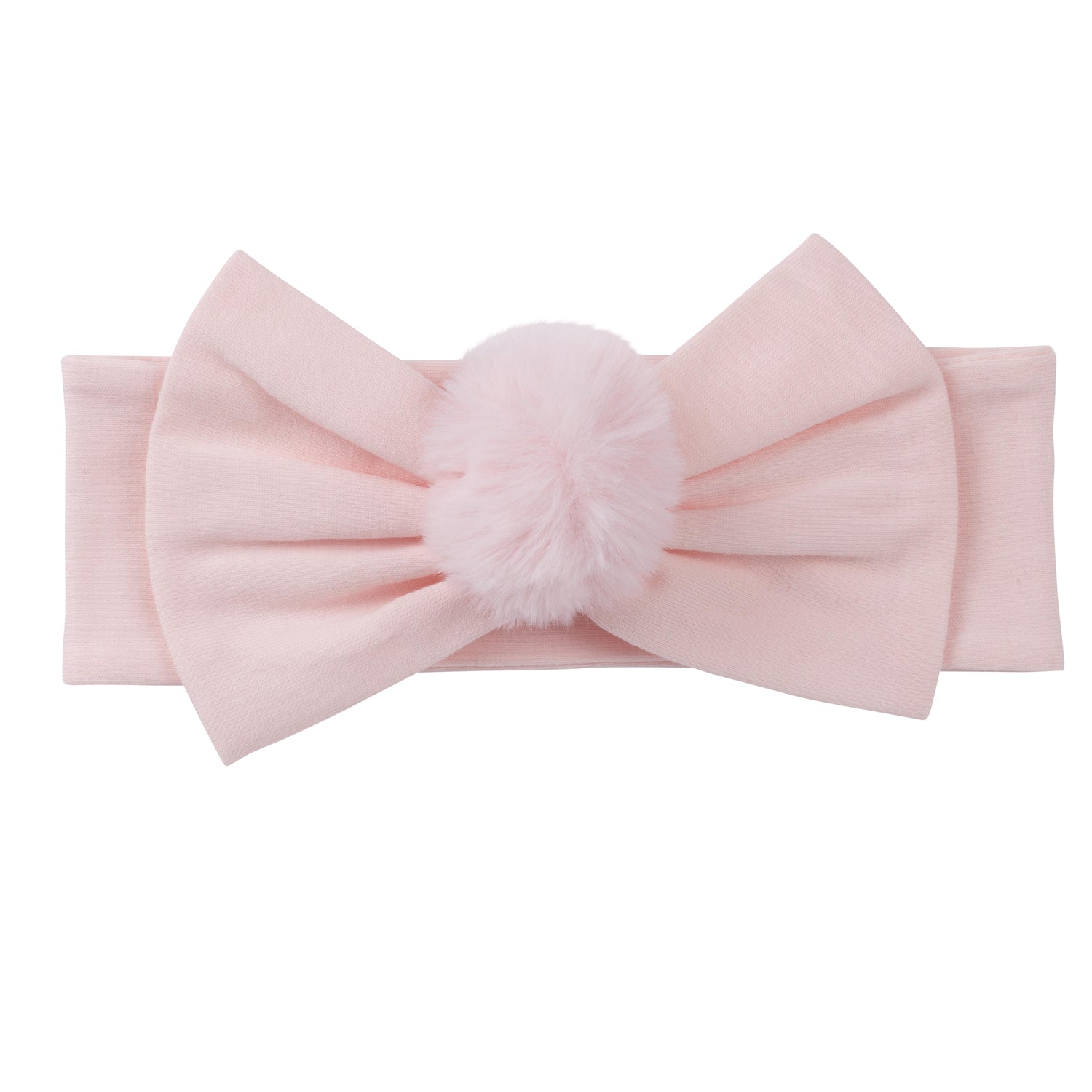 LITTLE A - Bear Hugs Gaby Faux Fur Headband - Baby Pink