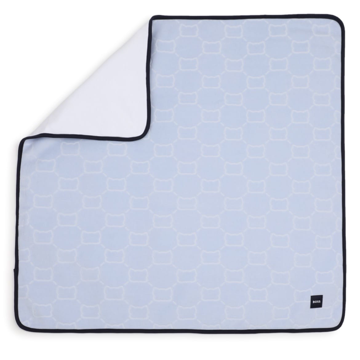 BOSS- Velour Blanket - Blue
