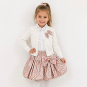 Daga - Sparkle Blush Exclusive Three Piece Skirt Set - Pink