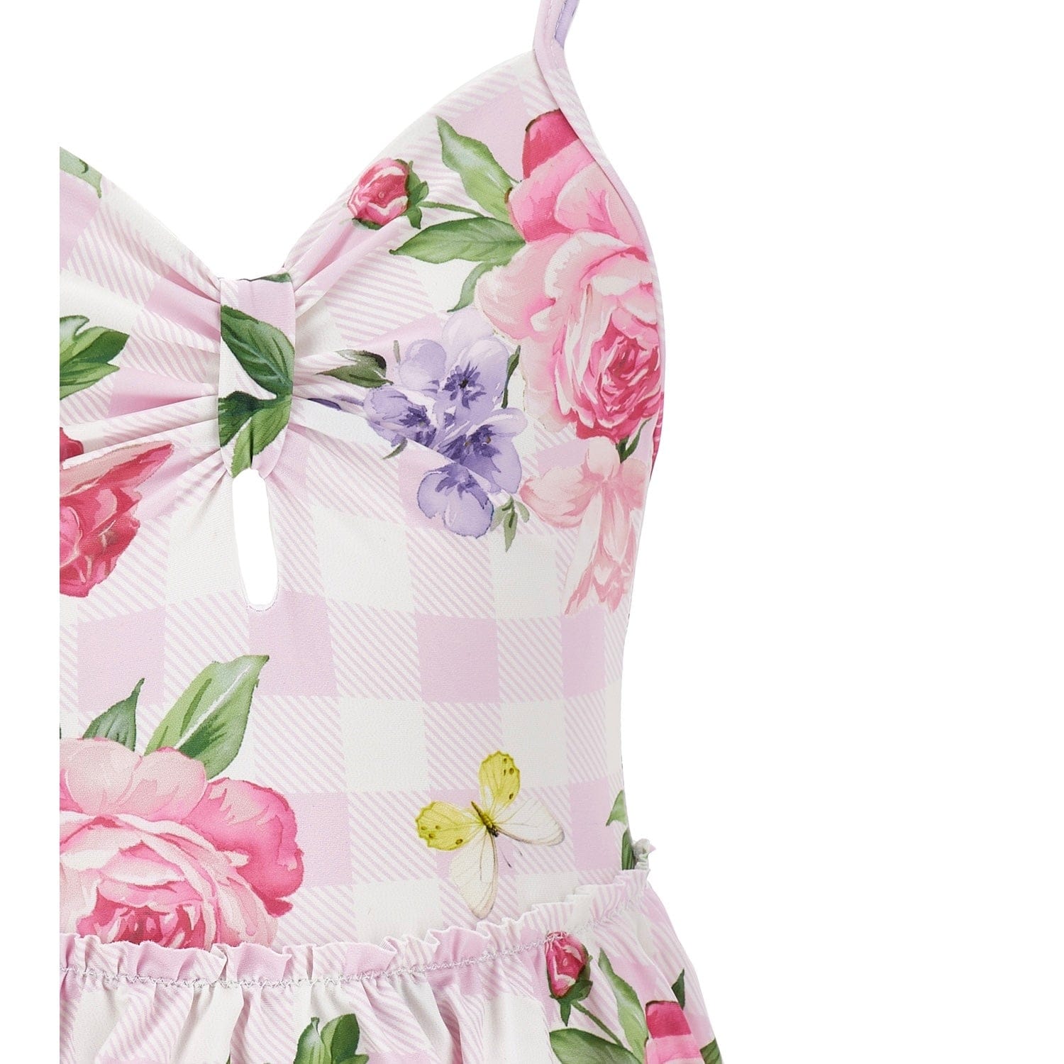 MONNALISA - Garden Party Swimsuit - Pink