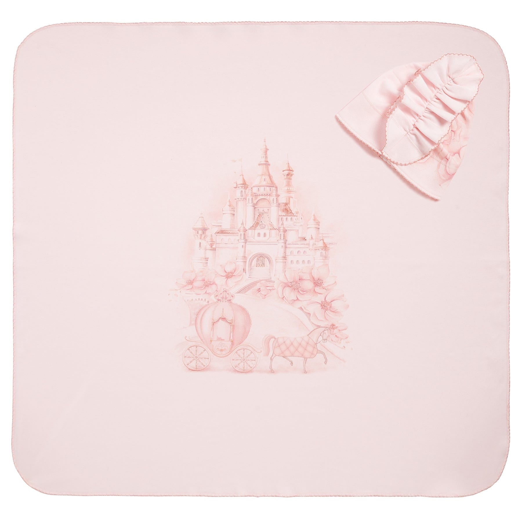 SOFIJA - Princess Swaddle Blanket & Hat - Pink