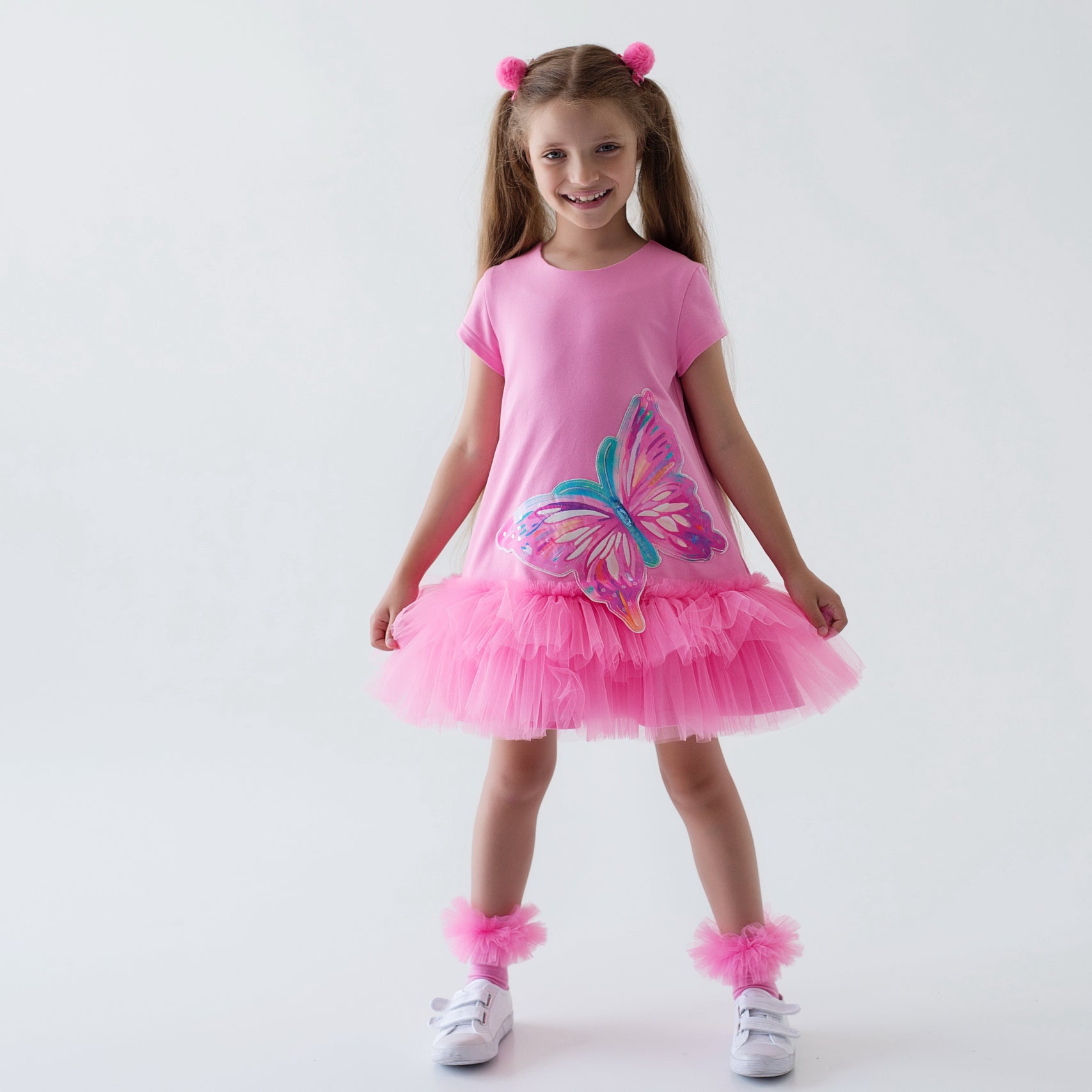 Daga - Pink Paradise Butterfly Tutu Dress - Pink