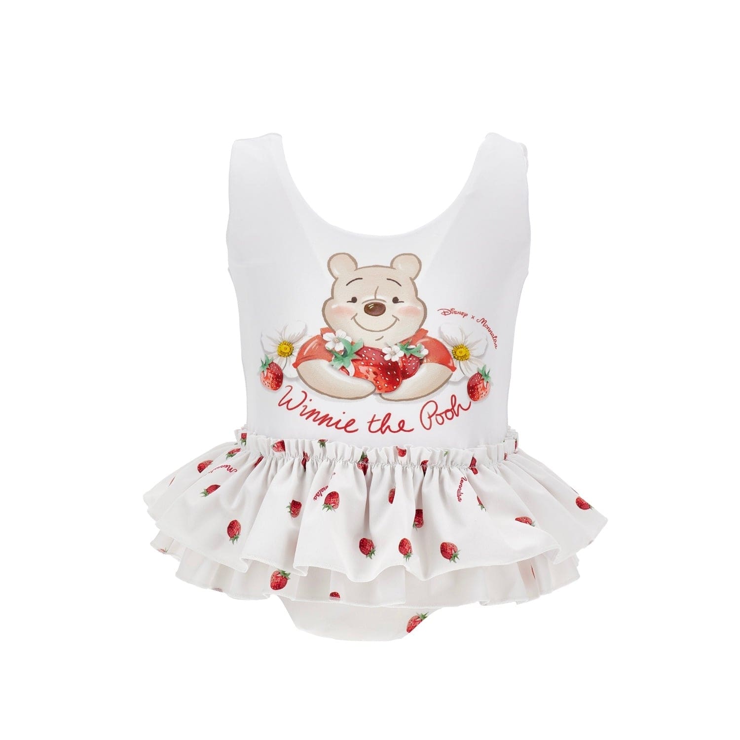 MONNALISA - Winnie The Pooh Bebe Swimsuit - White