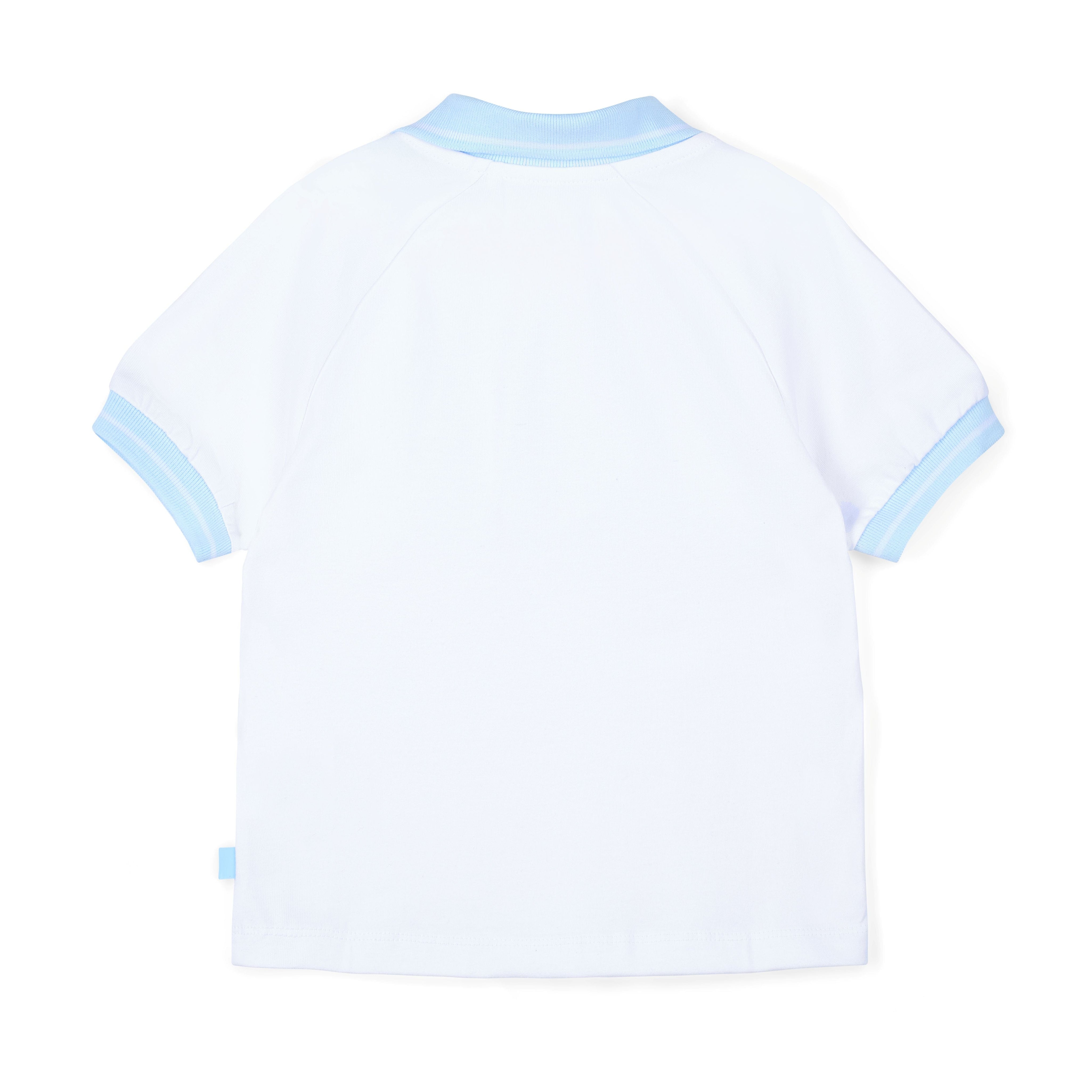 MITCH & SON - Oakland  Blue Breeze Polo Short Set - Sky Blue