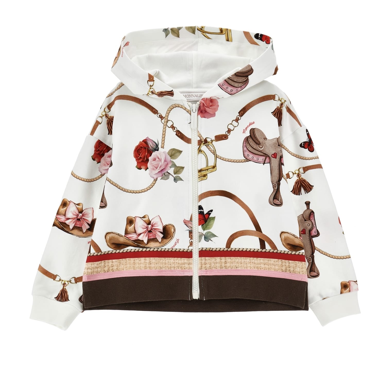 MONNALISA - Toy Story Flare Zip Hoody Set - Cream