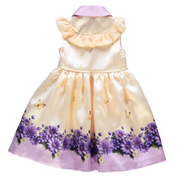 PICCOLA SPERANZA - Easter Blouse Dress - Lemon