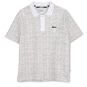 BOSS - Logo Polo -  Ivory