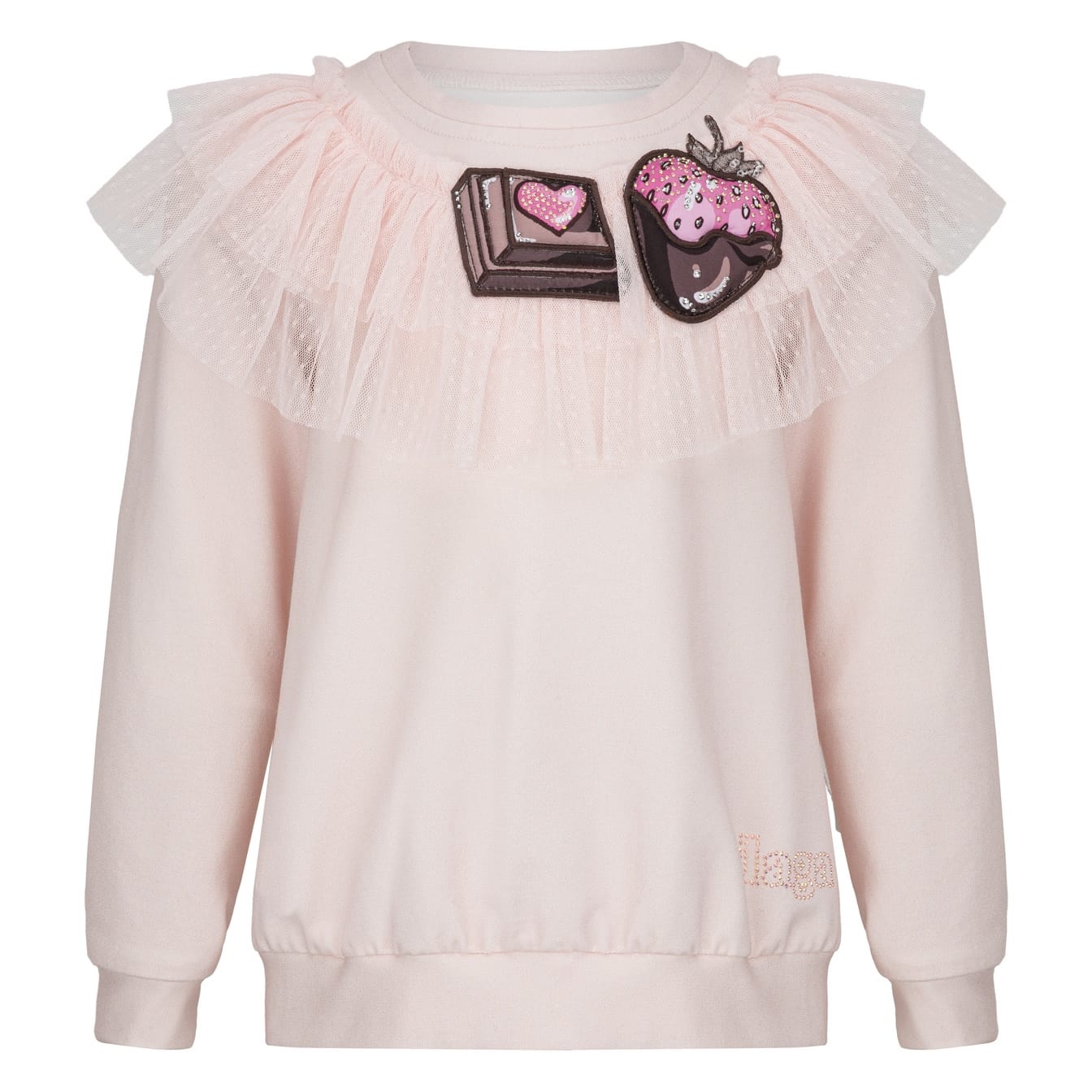 Daga - Chocolate Teddy  Sweatshirt Cord Short Set - Pink