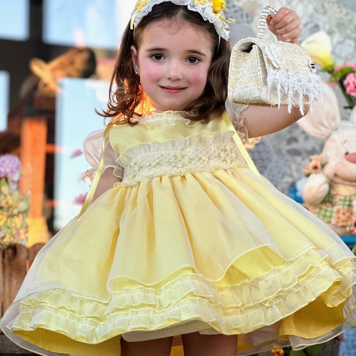 SONATA  - Olivia Easter Dress - Yellow