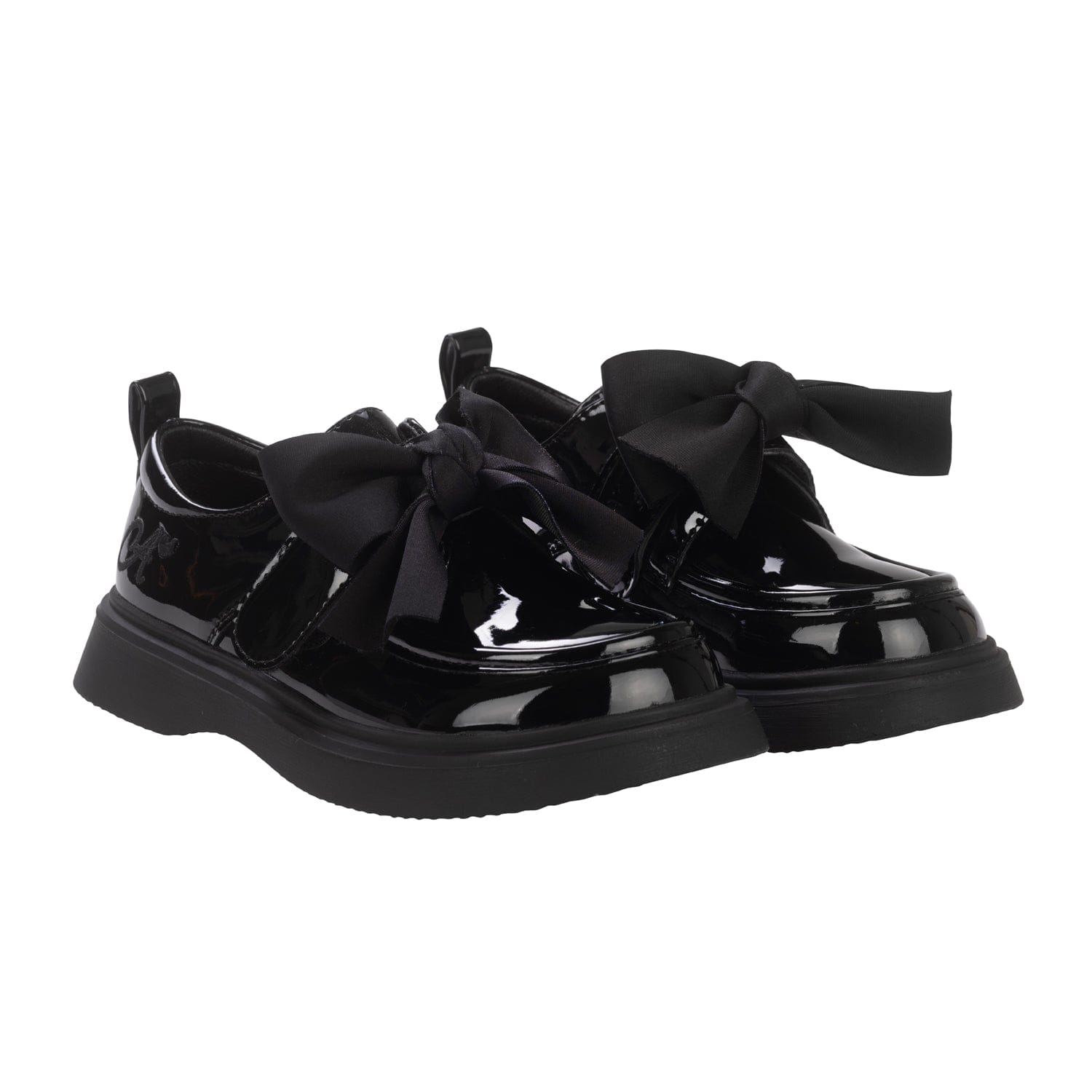 A DEE - Back To School Mary Bow Shoe - Black