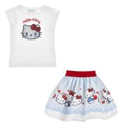 MONNALISA - Hello Kitty Skirt Set - Blue