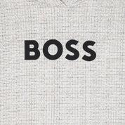 BOSS - Logo Hooded Sweatshirt  -  Ivory