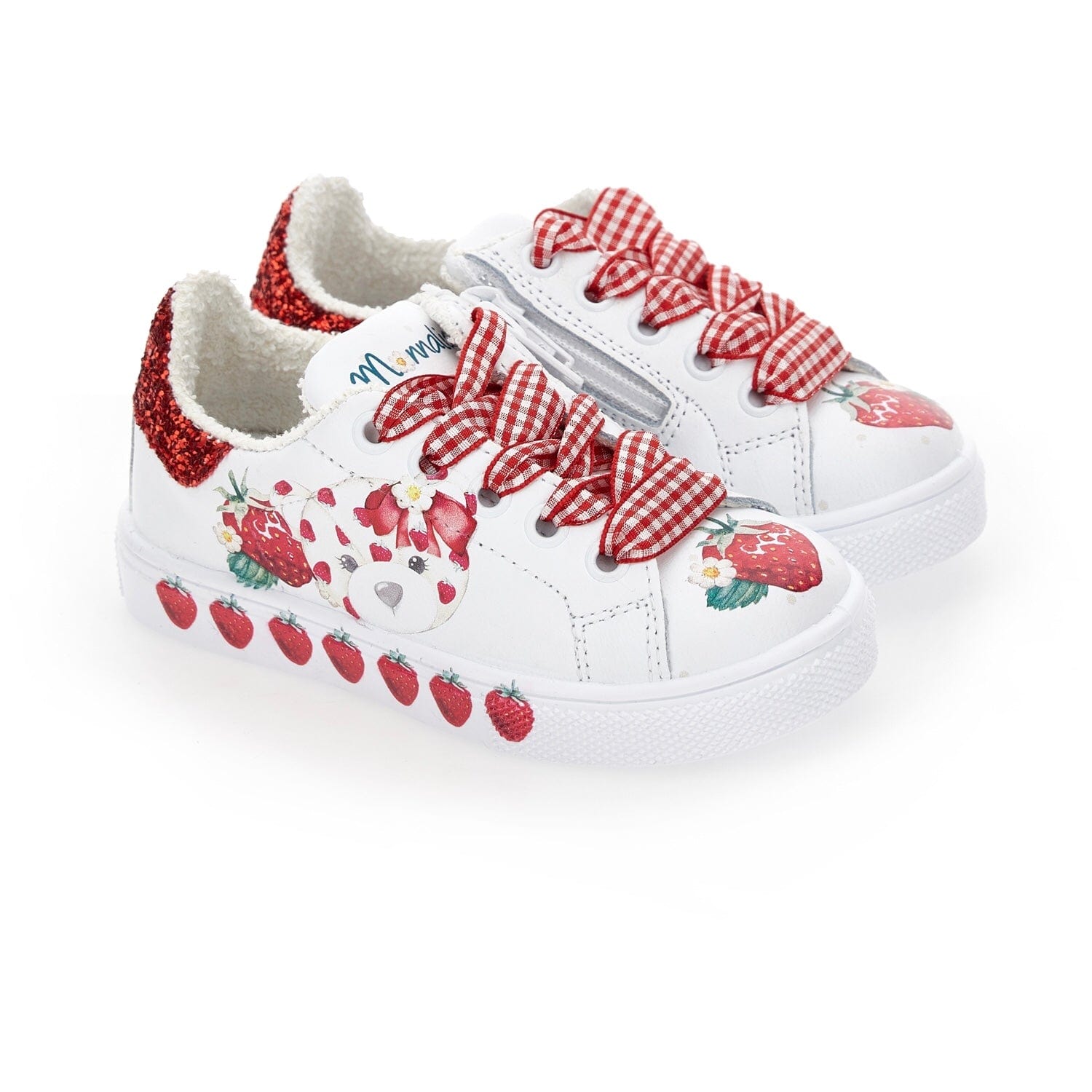 MONNALISA - Strawberry Trainers - White