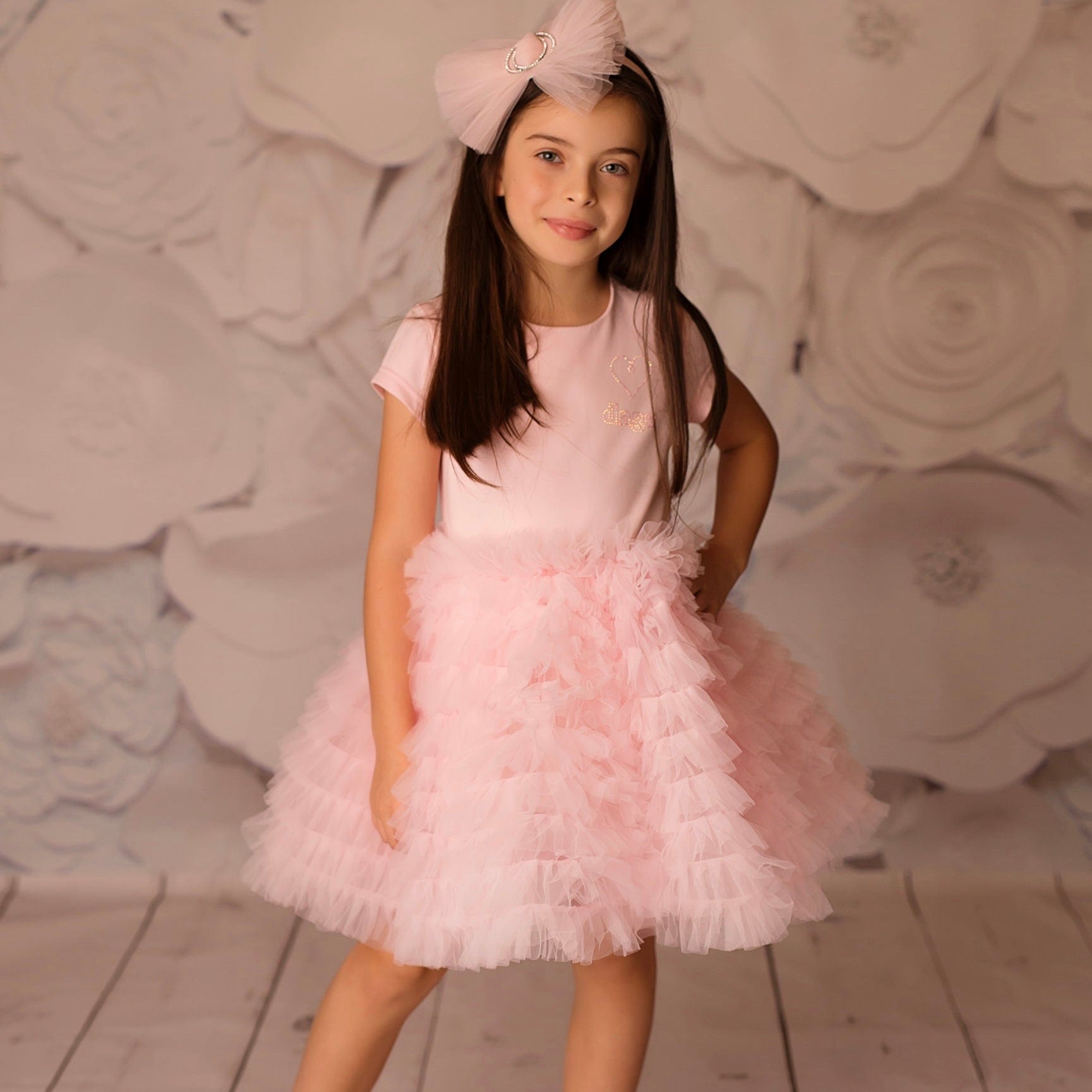 Daga - Ceremony & Elegant Ruffle Dress - Pink