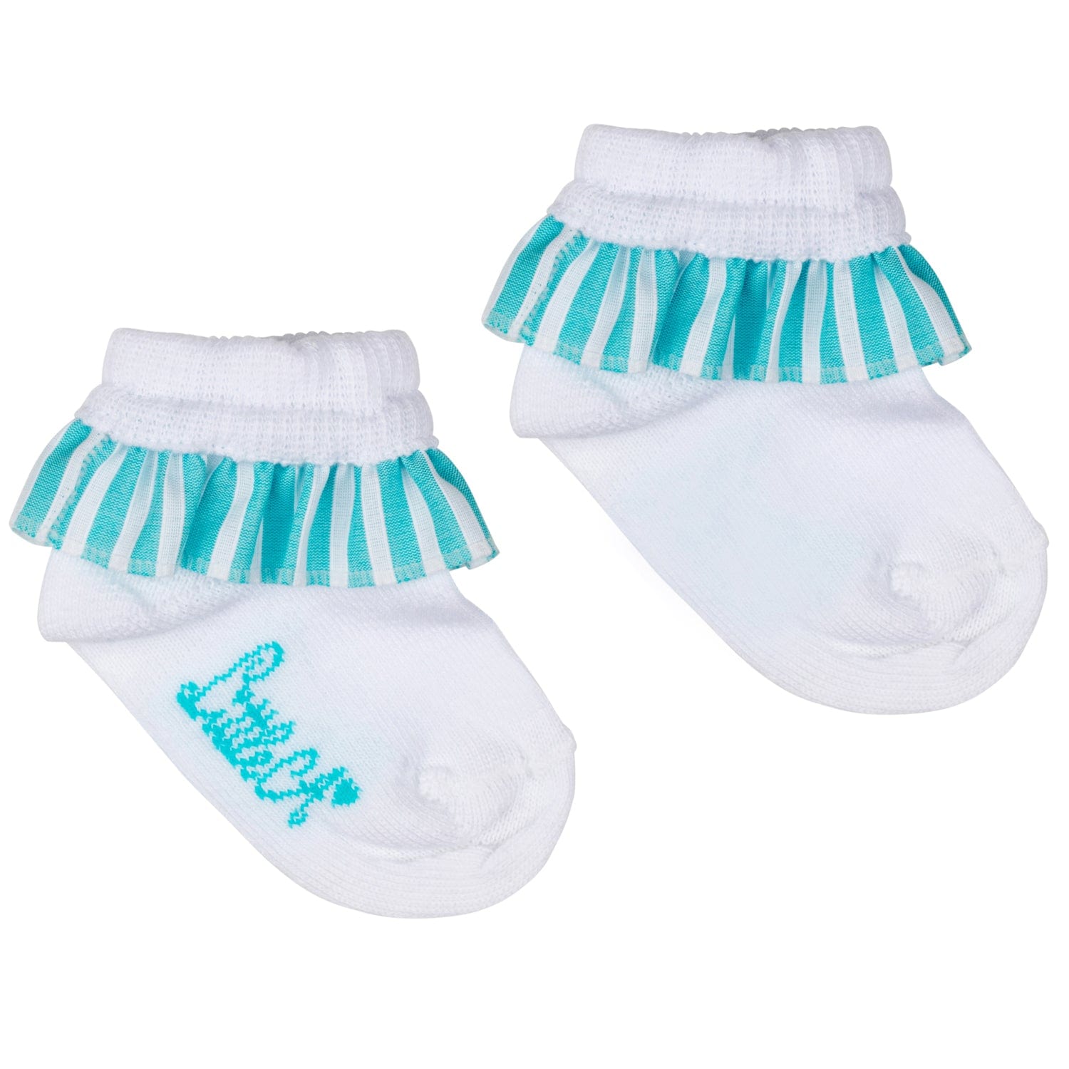 LITTLE A - Kristie Little Fish Ankle Sock - White