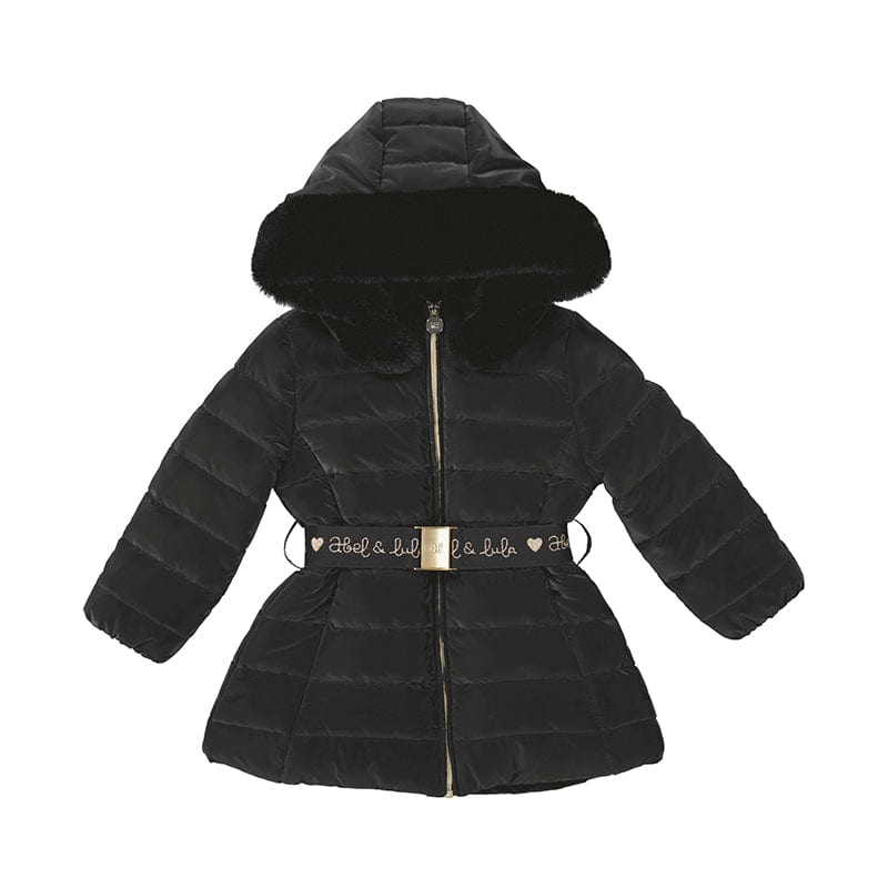 ABEL & LULA - Belted Coat  - Black