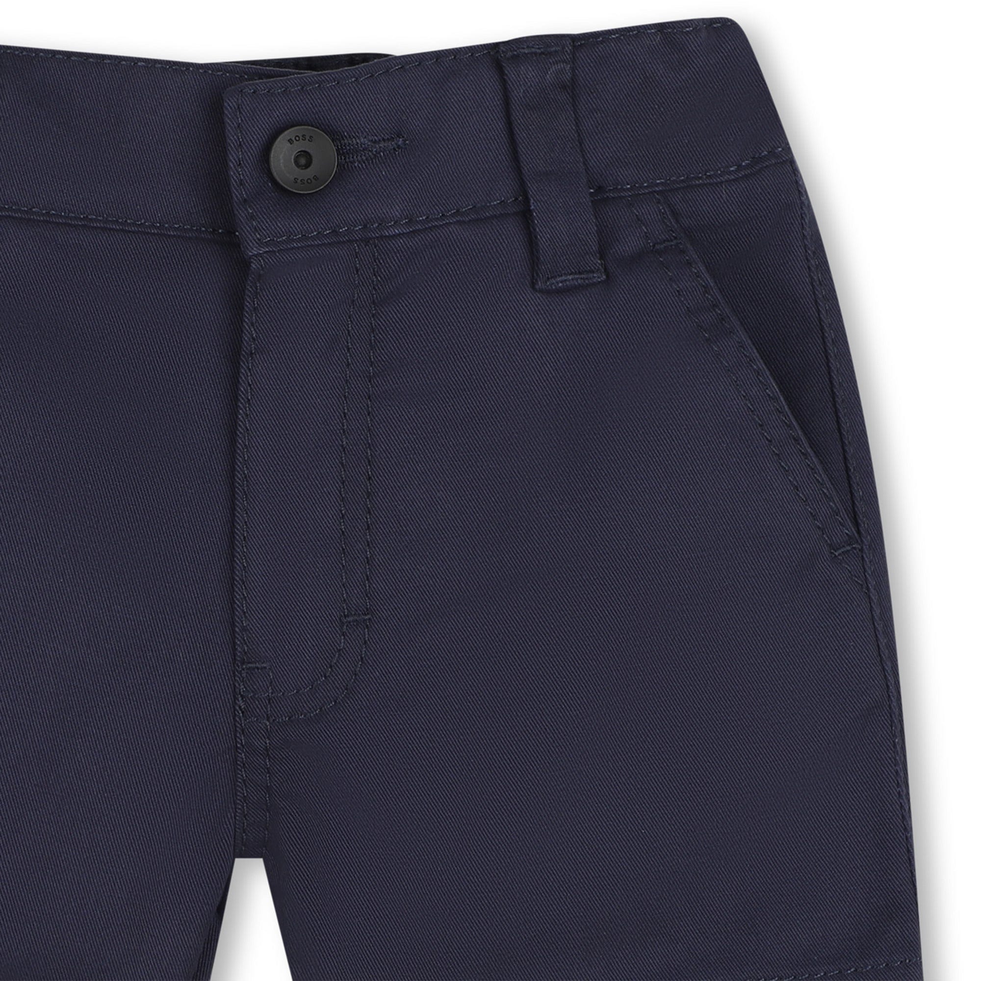 BOSS - Toddler Chino Short Set  - Navy