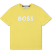 BOSS - Logo T Shirt - Yellow