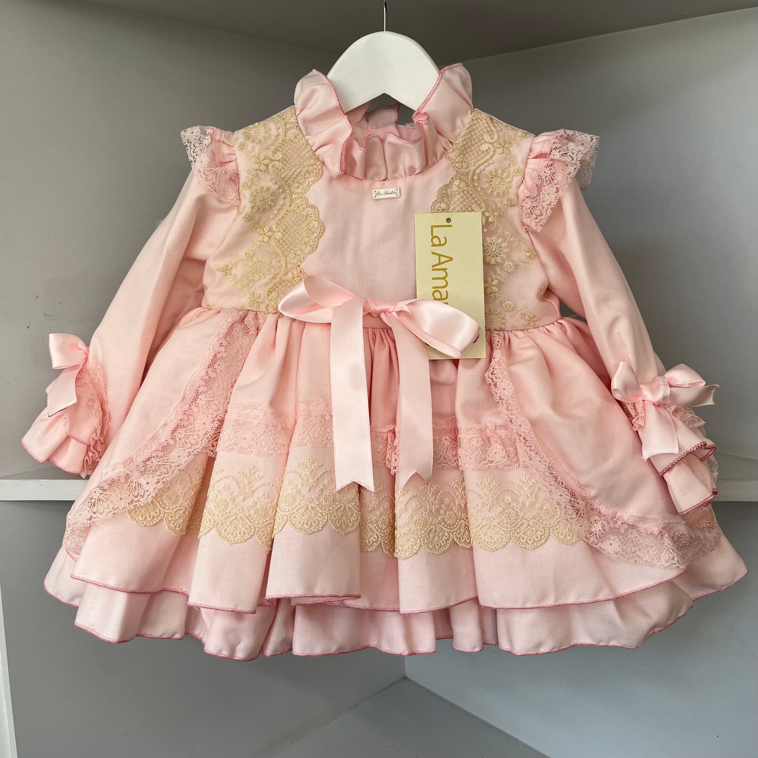 LA AMAPOLA - Caperucita Puffball Dress - Baby Pink