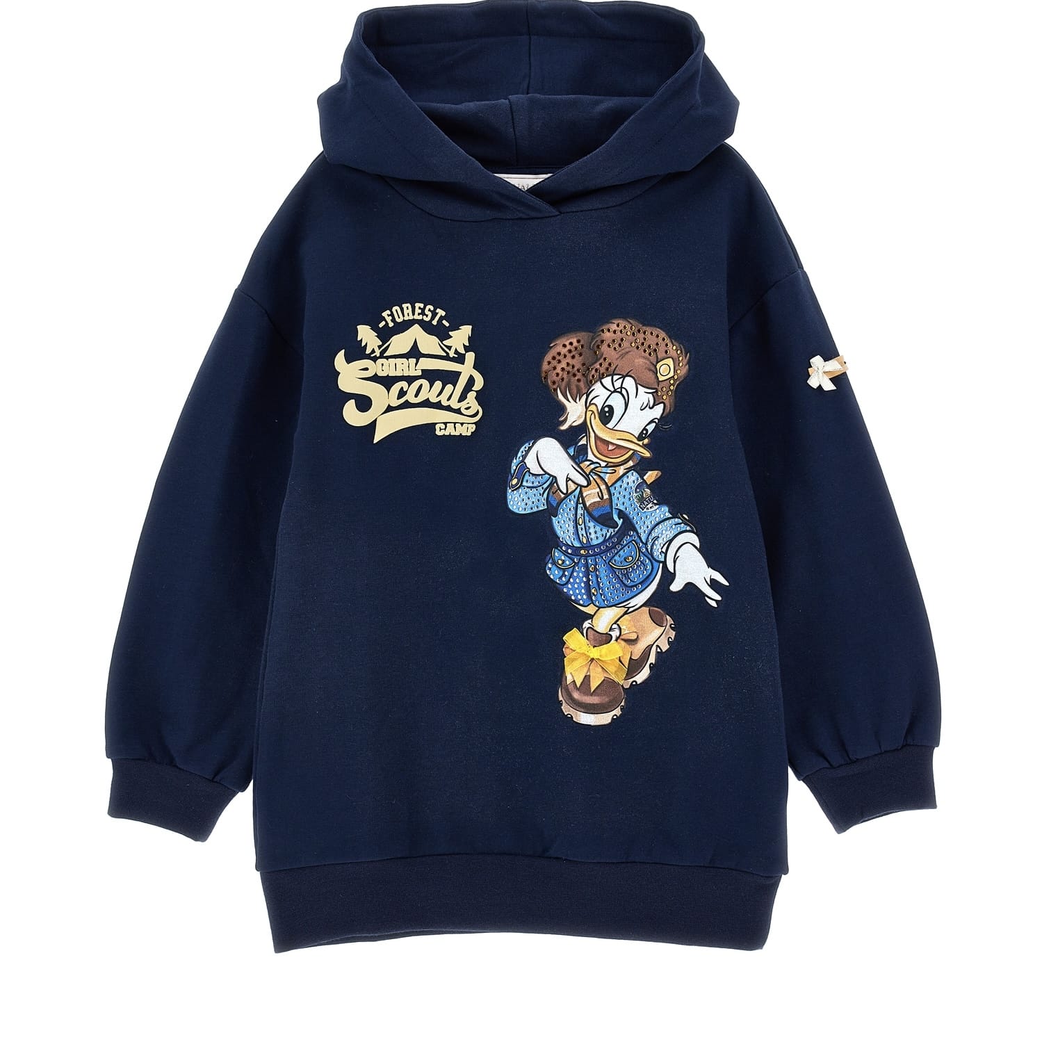 MONNALISA - Daisy Duck Jumper Dress - Navy