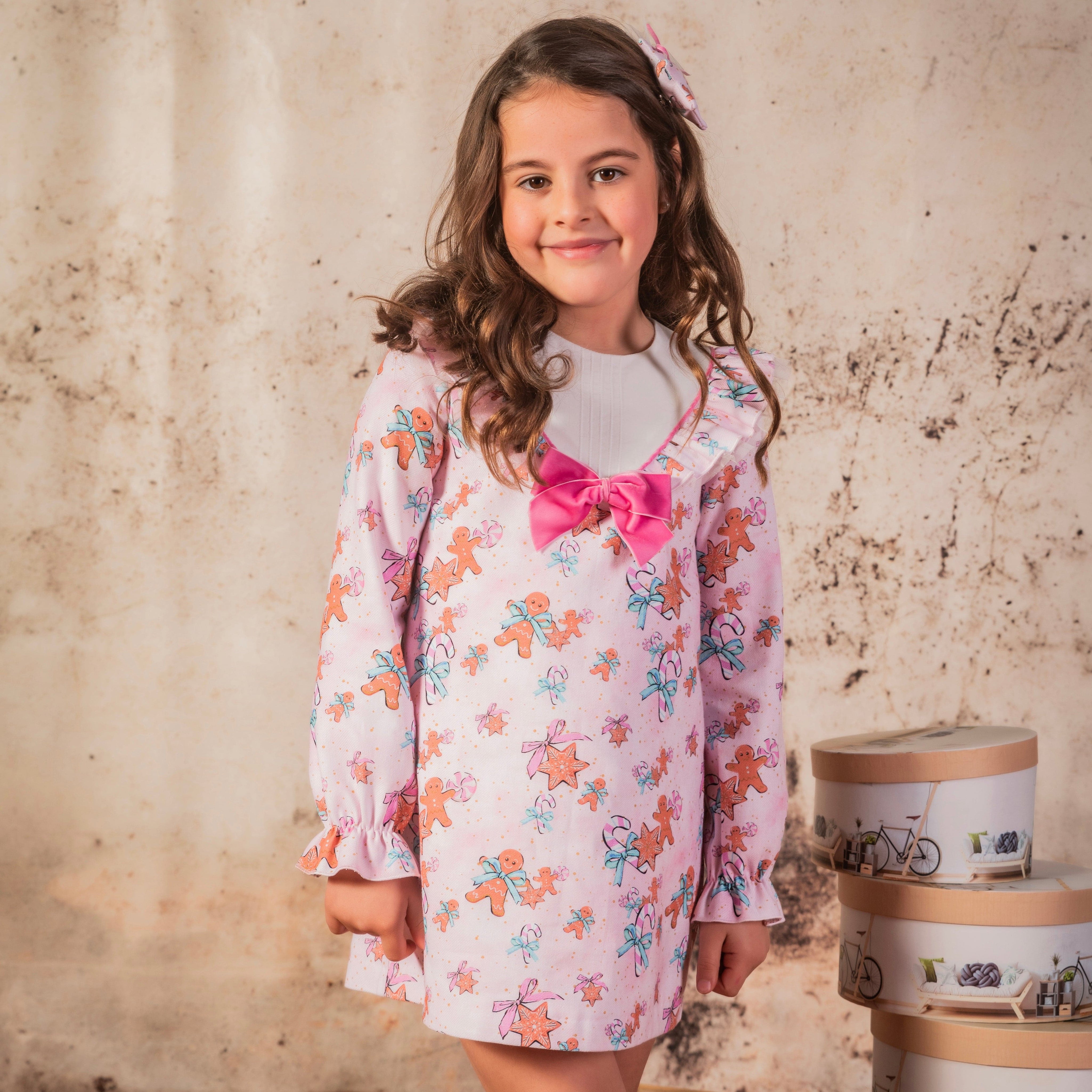 BABINE - Gingerbread Dress - Pink