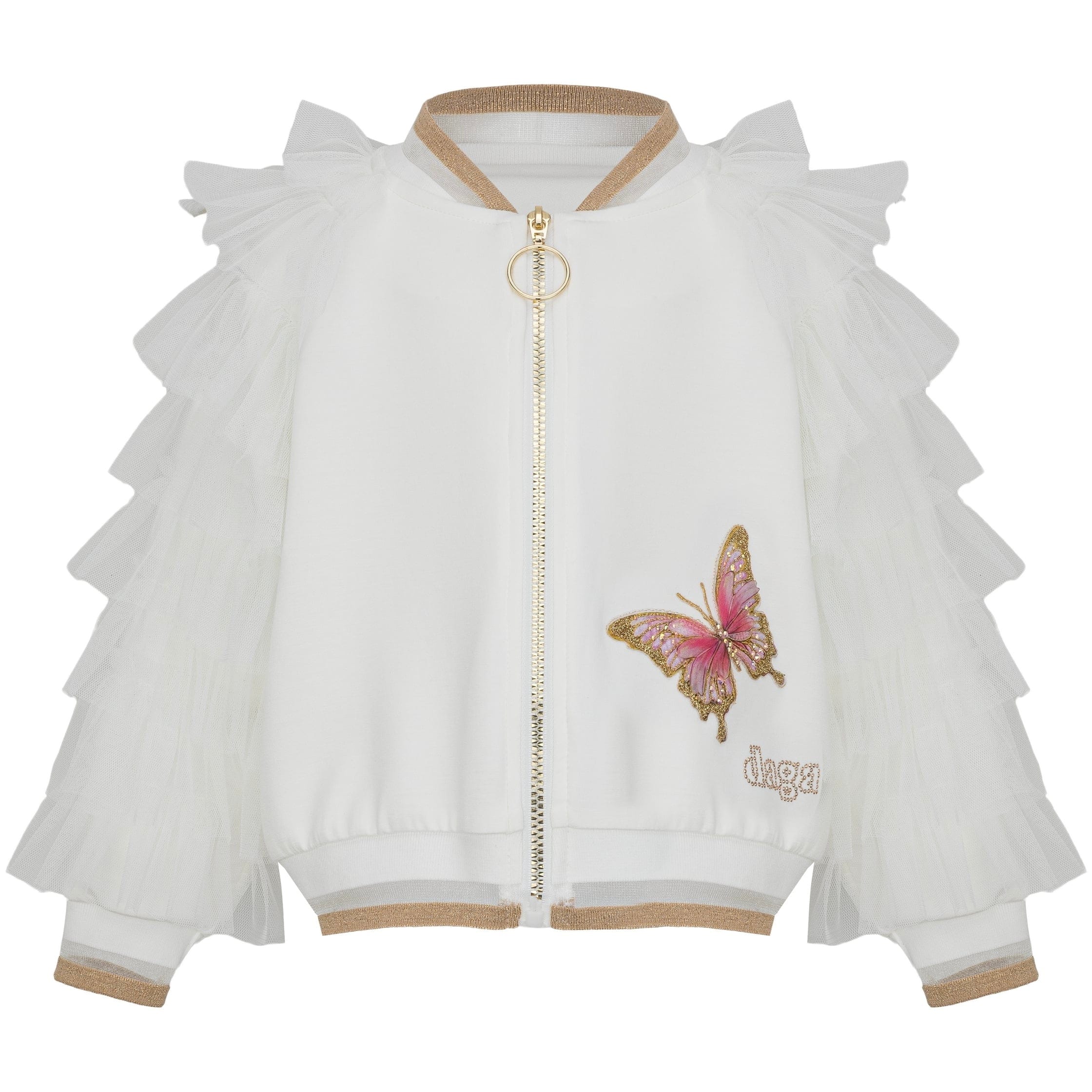 Daga - Twinkle Flight Jersey Jacket - White