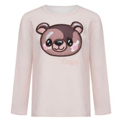 Daga - Chocolate Teddy Two Piece Skirt Set - Pink
