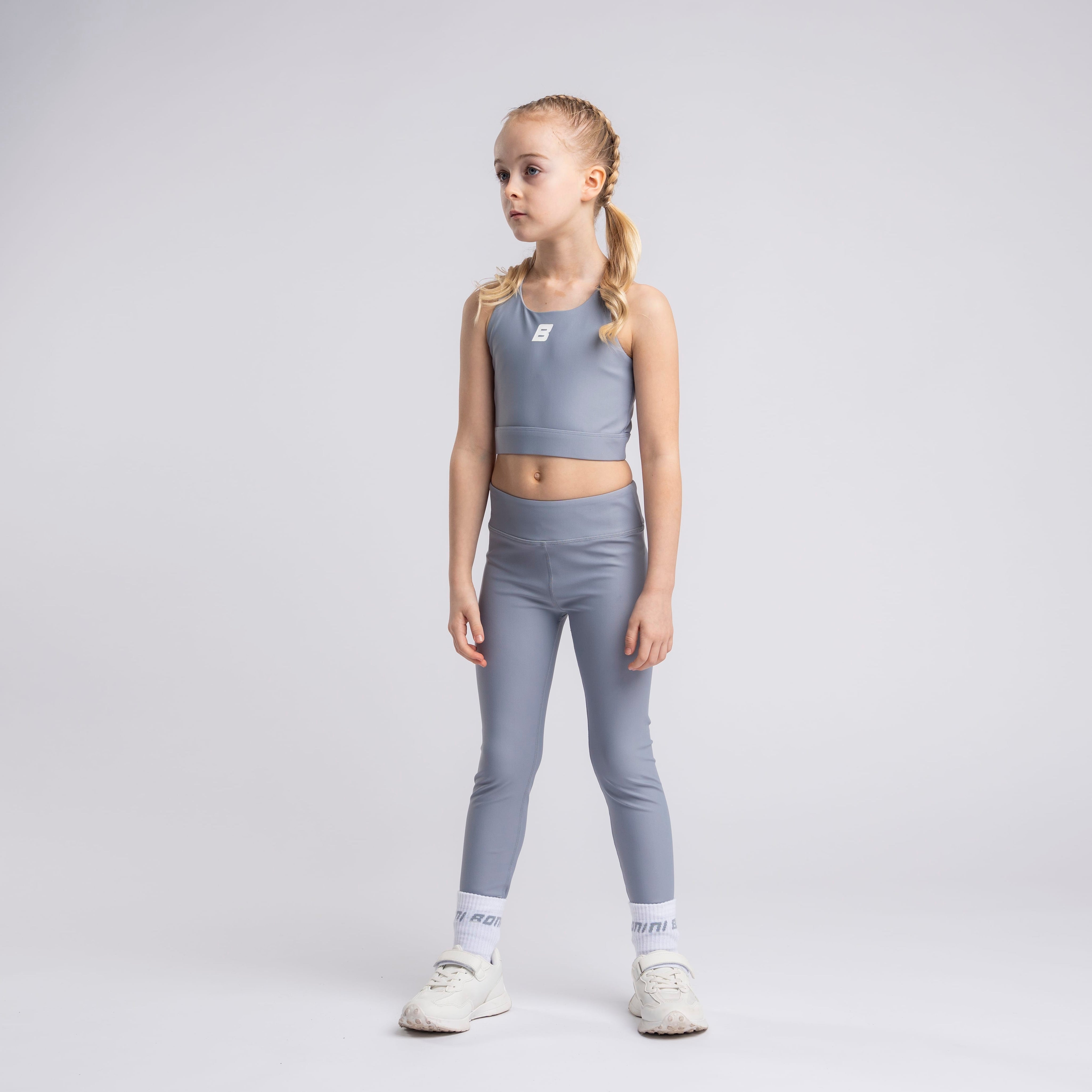 BONINI BY A DEE - Aspire Crop Sport Top & Legging - Grey Mist