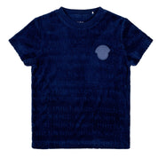 MITCH & SON - Wade JNR Logo Print Terry Set - Navy