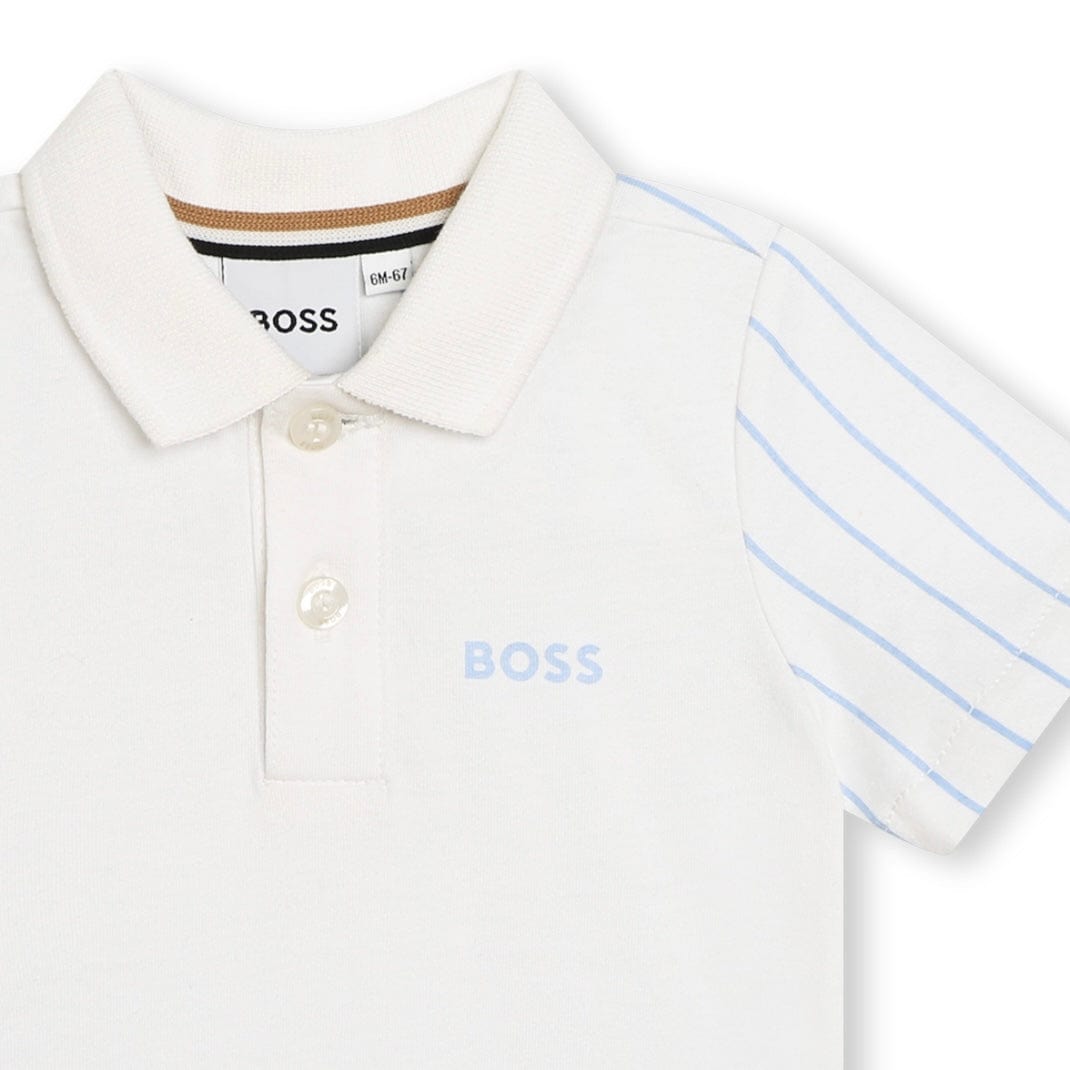 BOSS - Toddler Polo Shirt - White