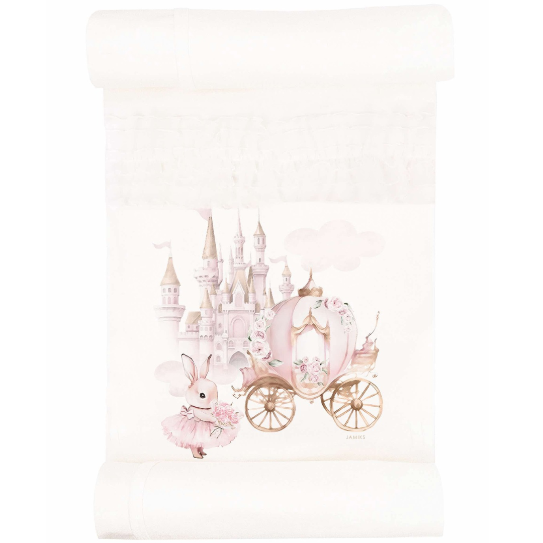 JAMIKS - Teona Fairytale Swaddle Blanket- Pink